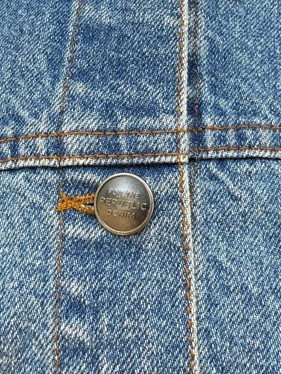 For the Republic denim jacket undone hem - Picture 6 of 9